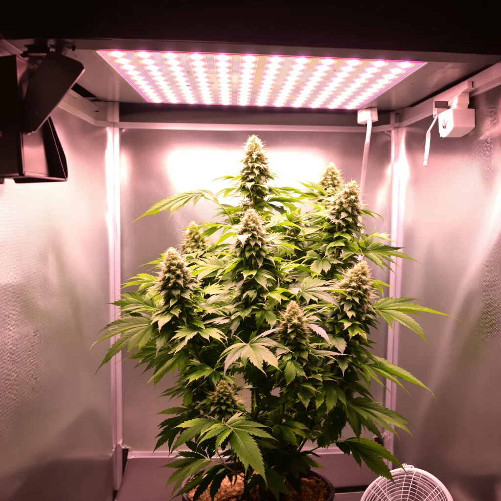 Kush Cake cannabis plant in flowering stage — Small (0-120 cm) feminised