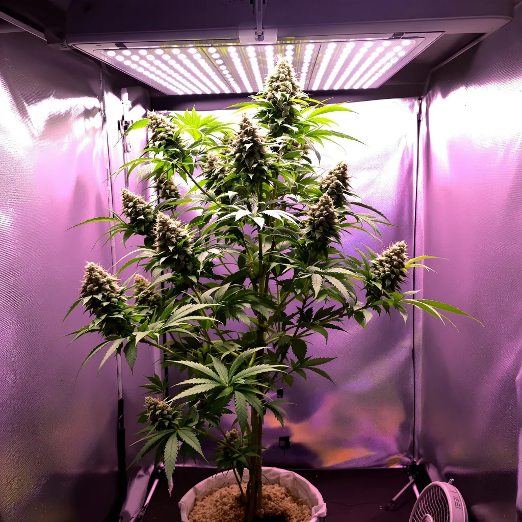 LA Jack cannabis plant in flowering stage — Small (0-120 cm) feminised