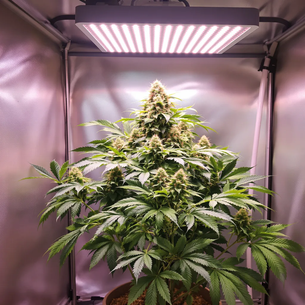 Legend OG cannabis plant in flowering stage — 150 cm feminised