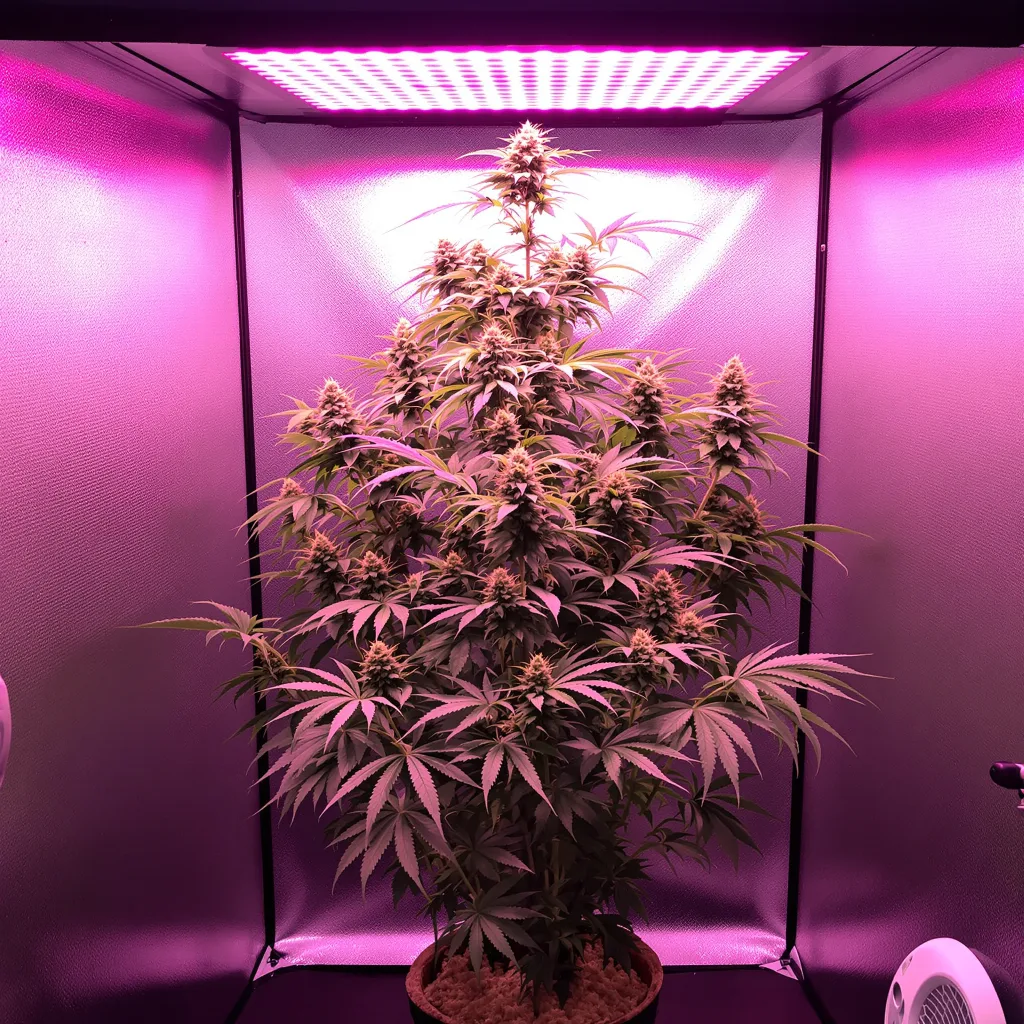 Lemon G cannabis plant in flowering stage — Small (0-120 cm) feminised