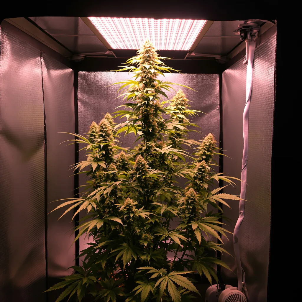 Lemon Haze cannabis plant in flowering stage — 80-140 cm feminised