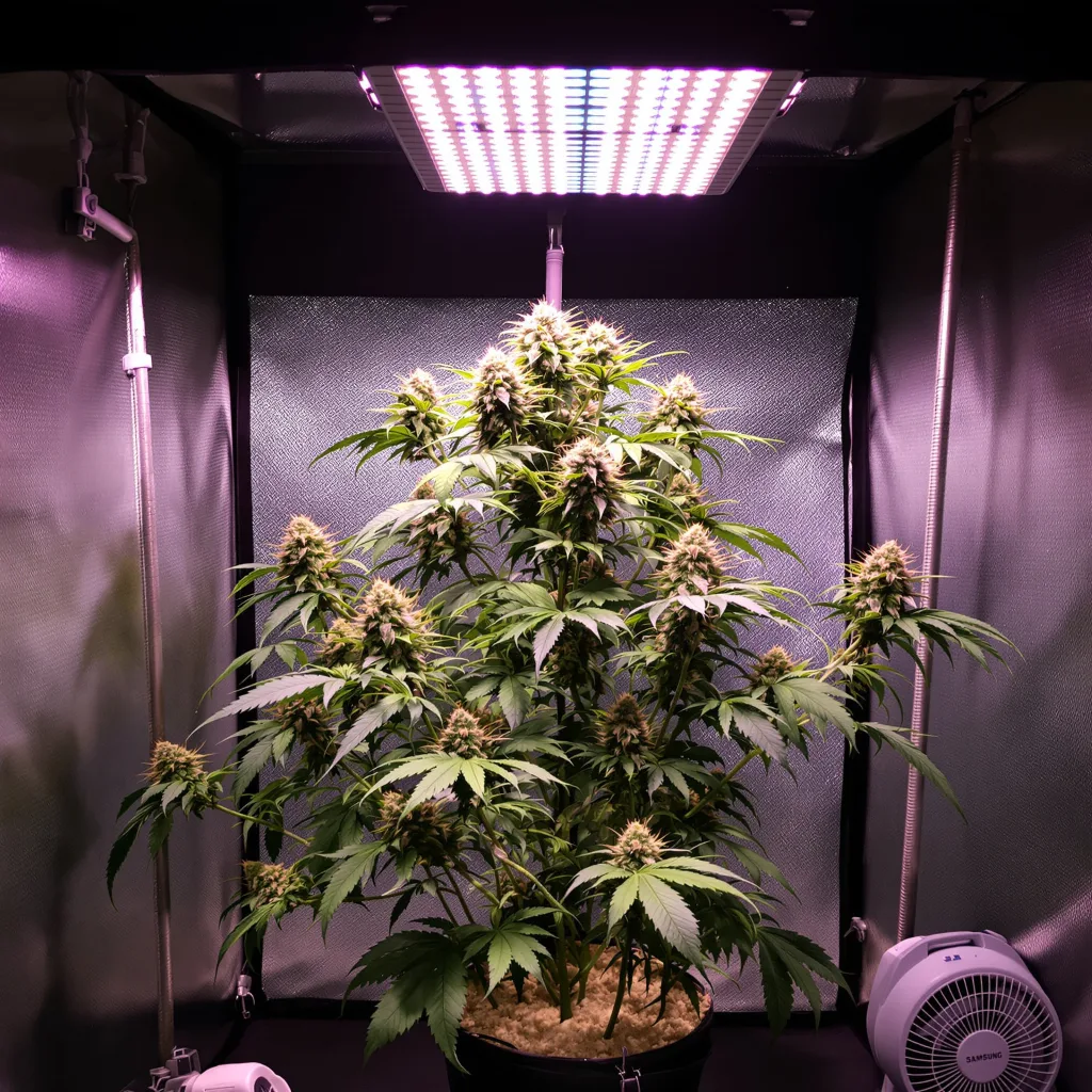 Lemon Thai cannabis plant in flowering stage — Tall feminised