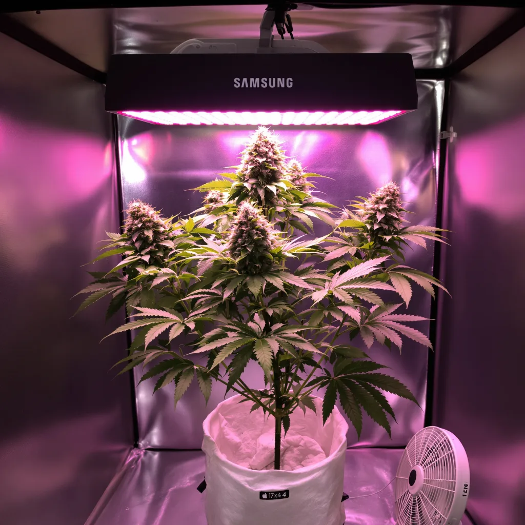 Magic Beans OG cannabis plant in flowering stage — Short feminised