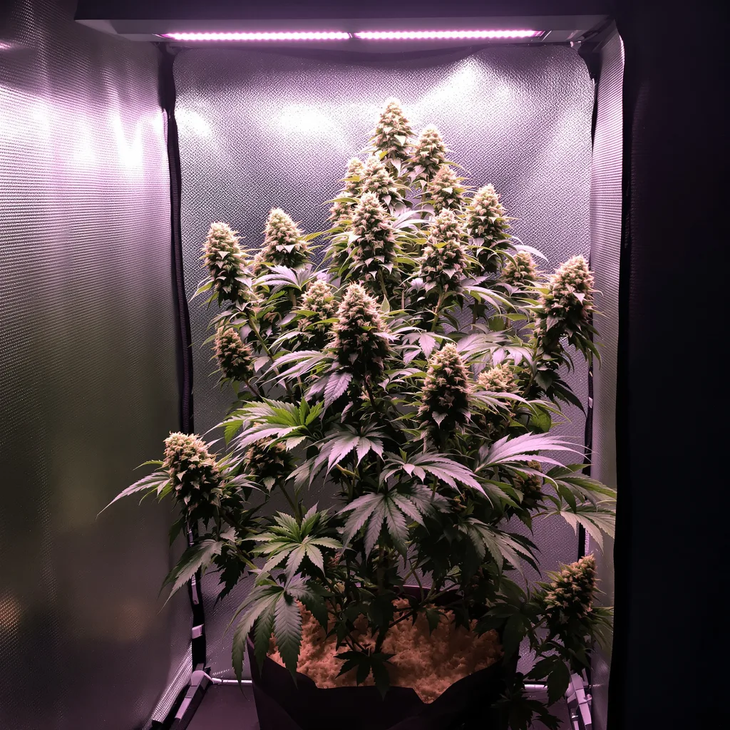 Mango Haze cannabis plant in flowering stage — Medium feminised