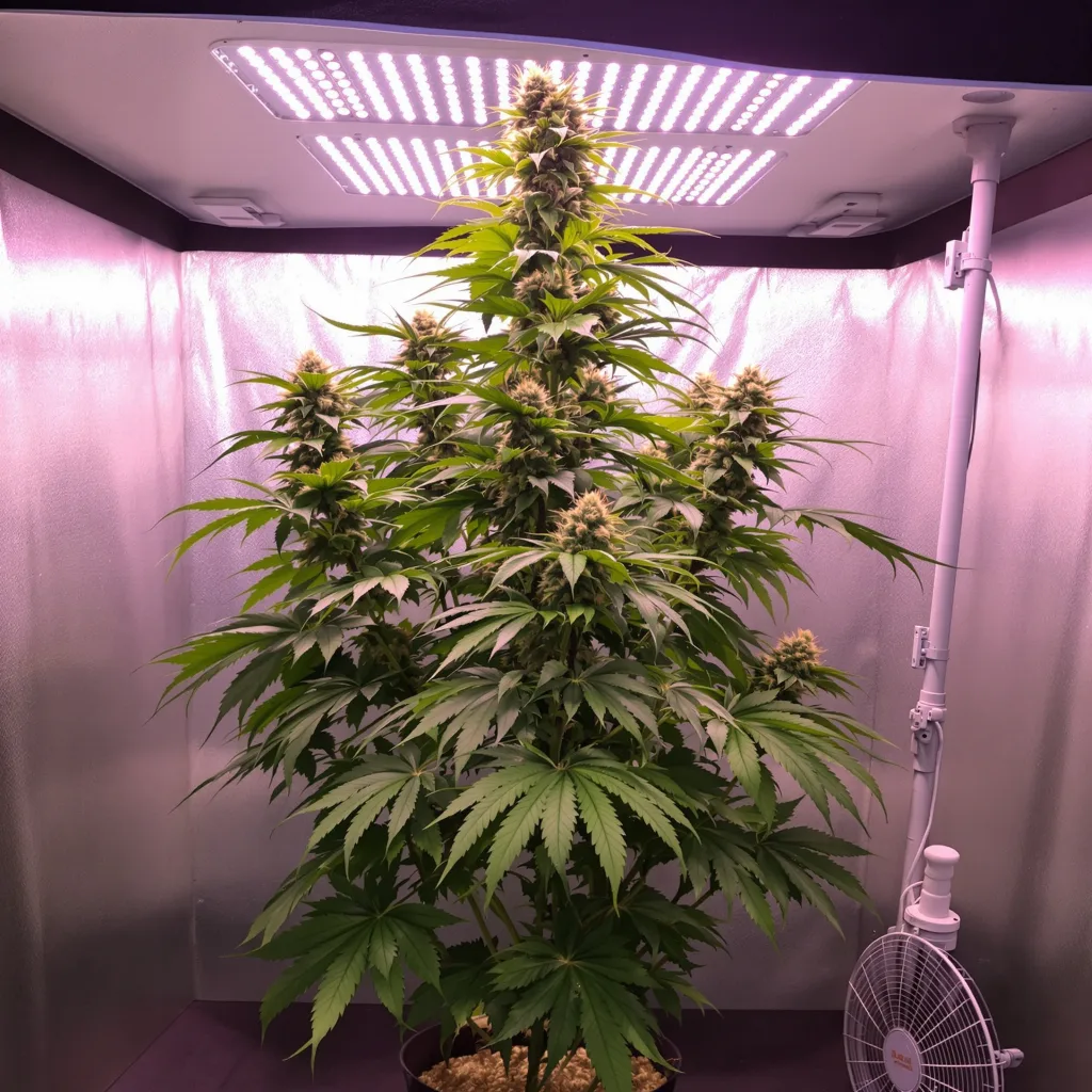 Maui cannabis plant in flowering stage — Short autoflower