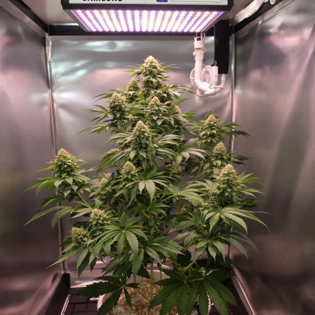 Maui Haole cannabis plant in flowering stage — 90-120 cm. Medium autoflower