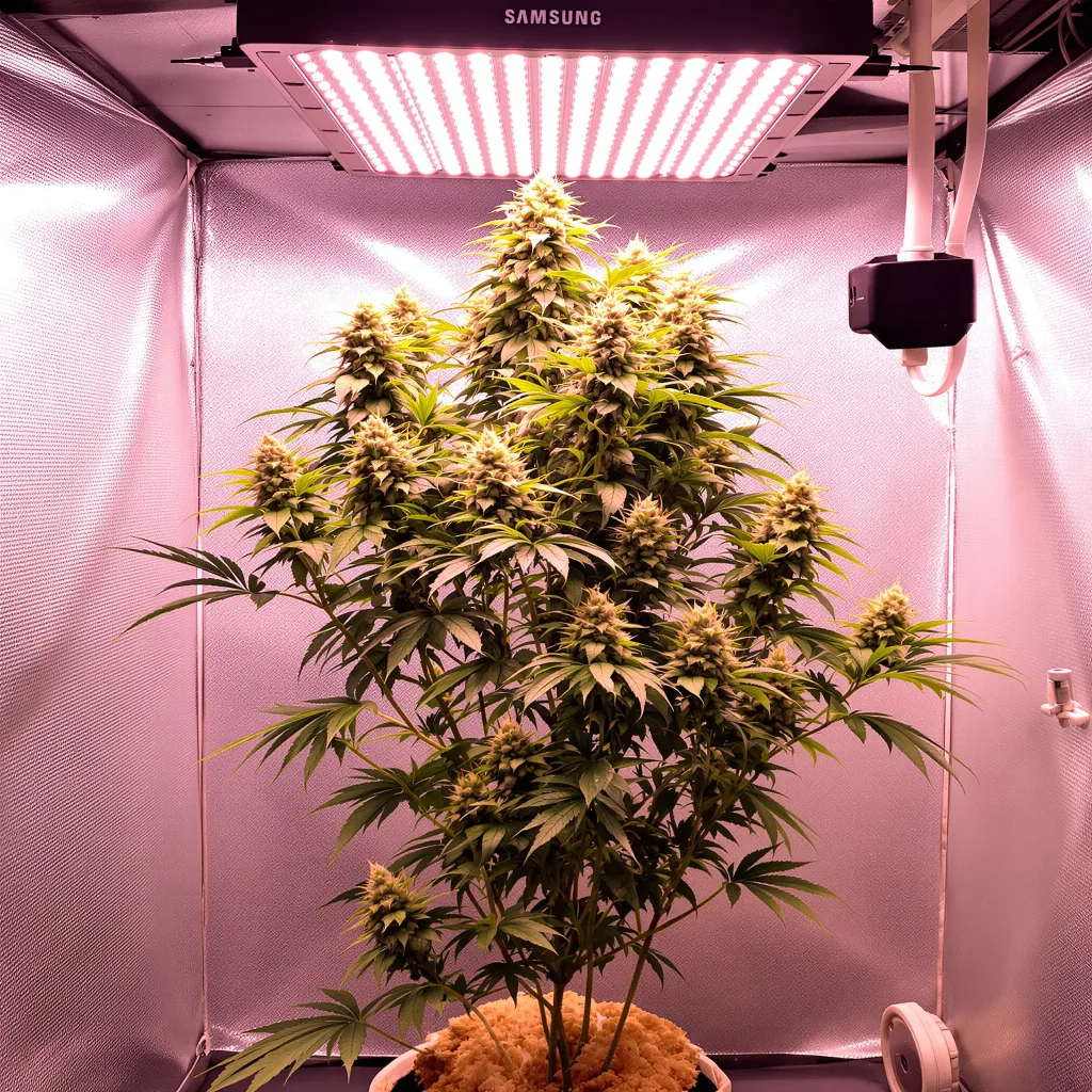 Misty Kush cannabis plant in flowering stage — 100-180 cm feminised