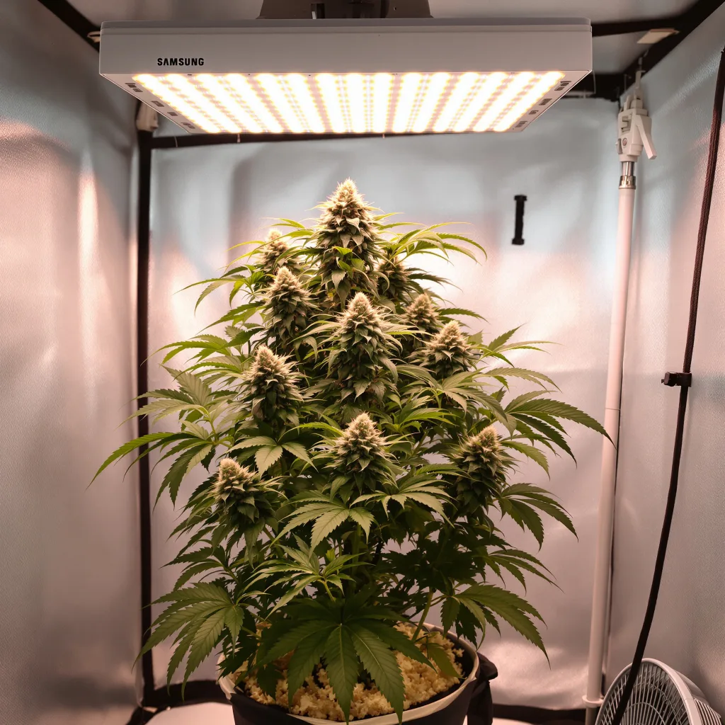 Neptune OG cannabis plant in flowering stage — 90 cm autoflower