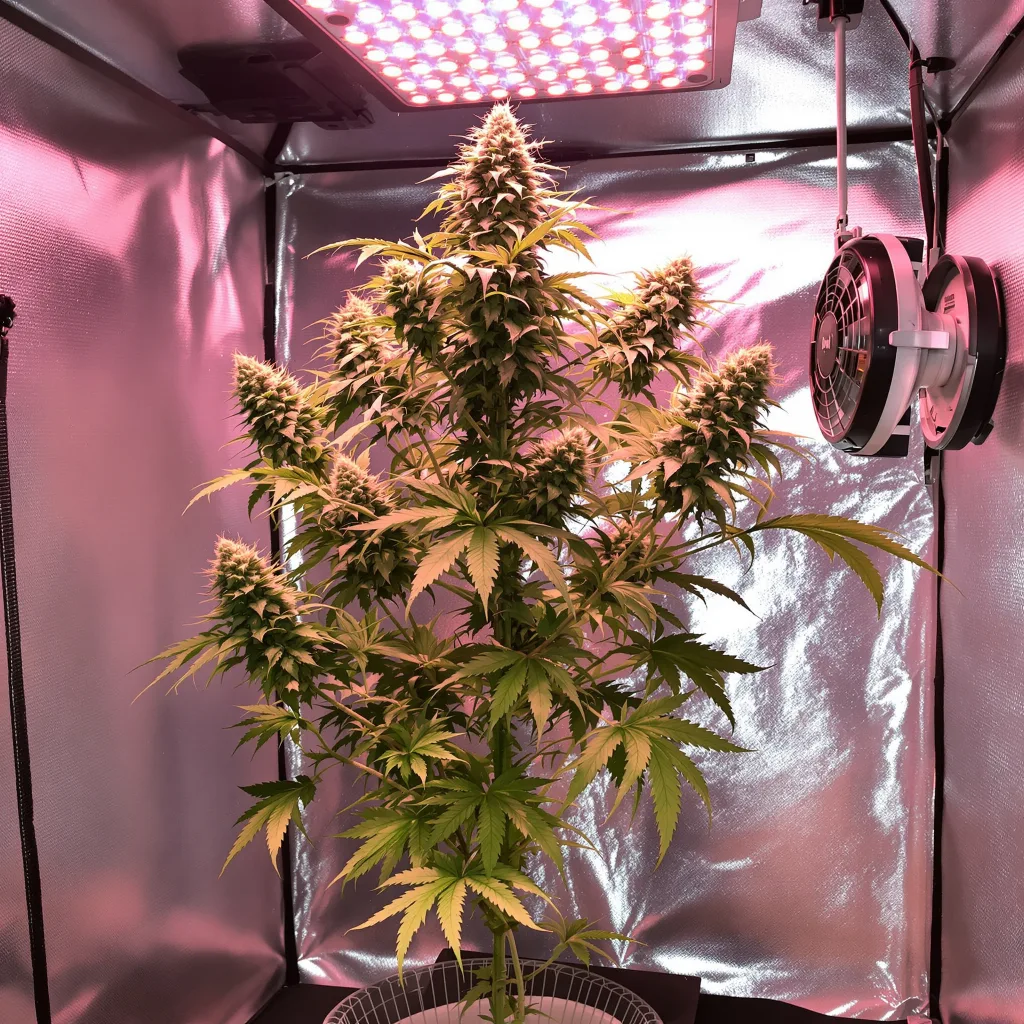 Northern Berry cannabis plant in flowering stage — Short feminised