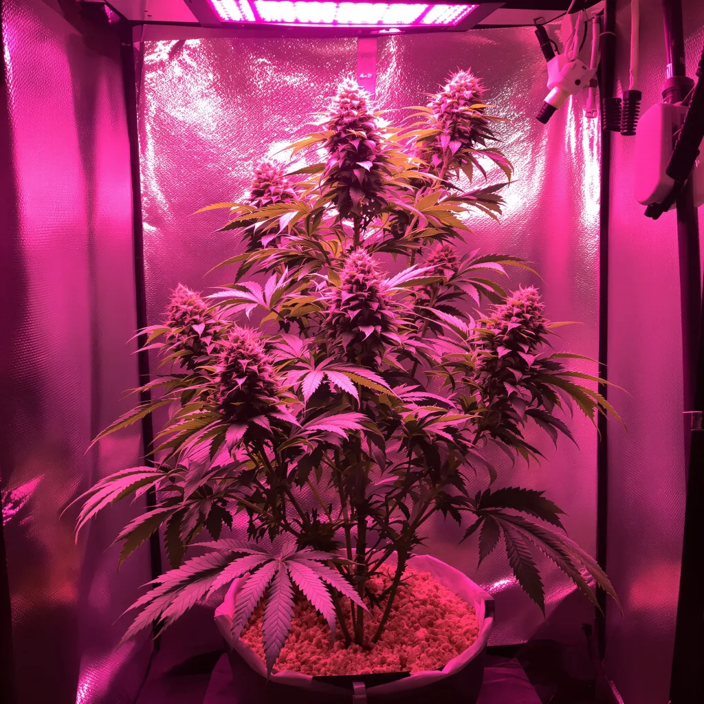 Northern Sunrise cannabis plant in flowering stage — 70–110 cm feminised
