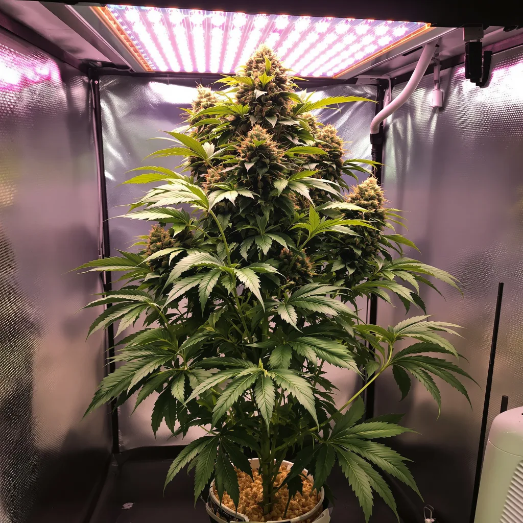 Northern Wreck cannabis plant in flowering stage — Short feminised