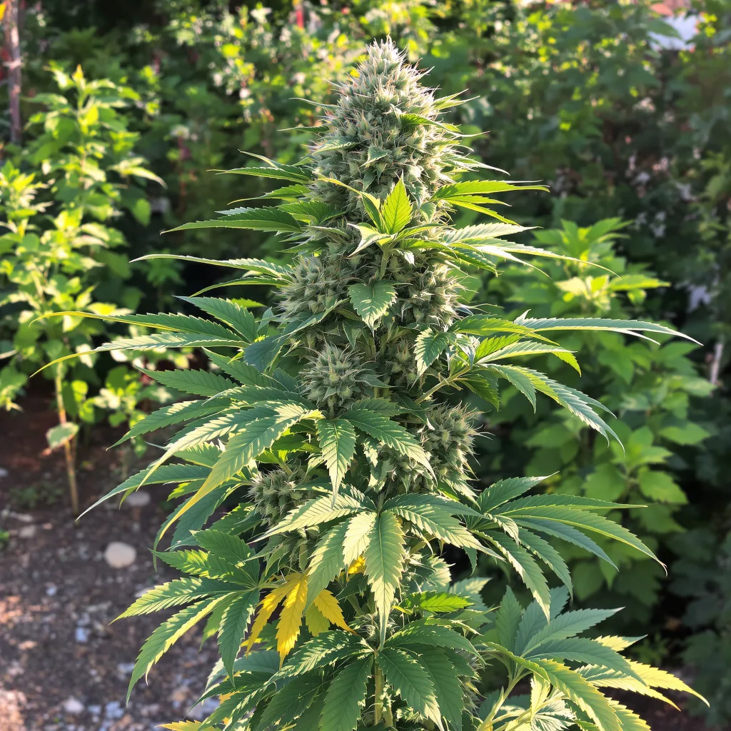 Northern Wreck 75% indica / 25% sativa flower with visible trichomes