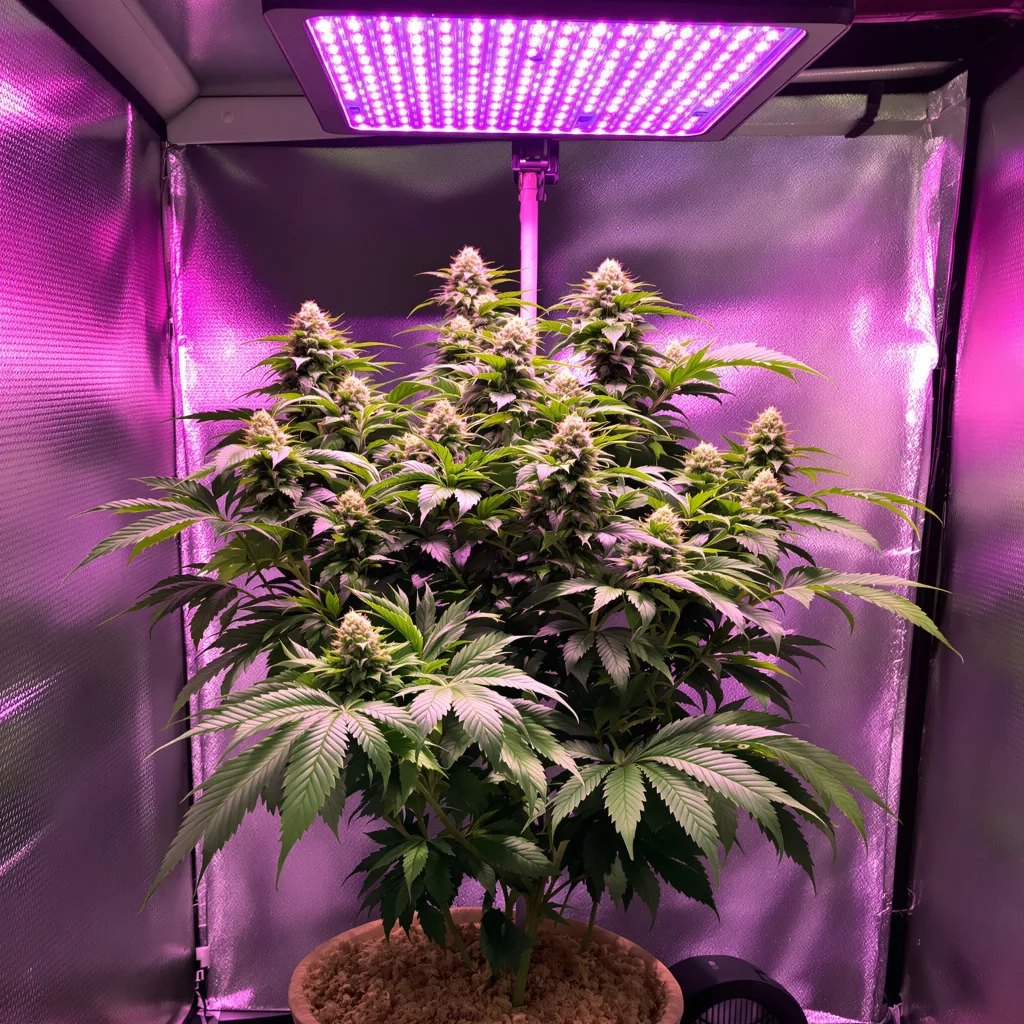 OG Los Angeles Kush cannabis plant in flowering stage — 90-120 cm. Medium feminised