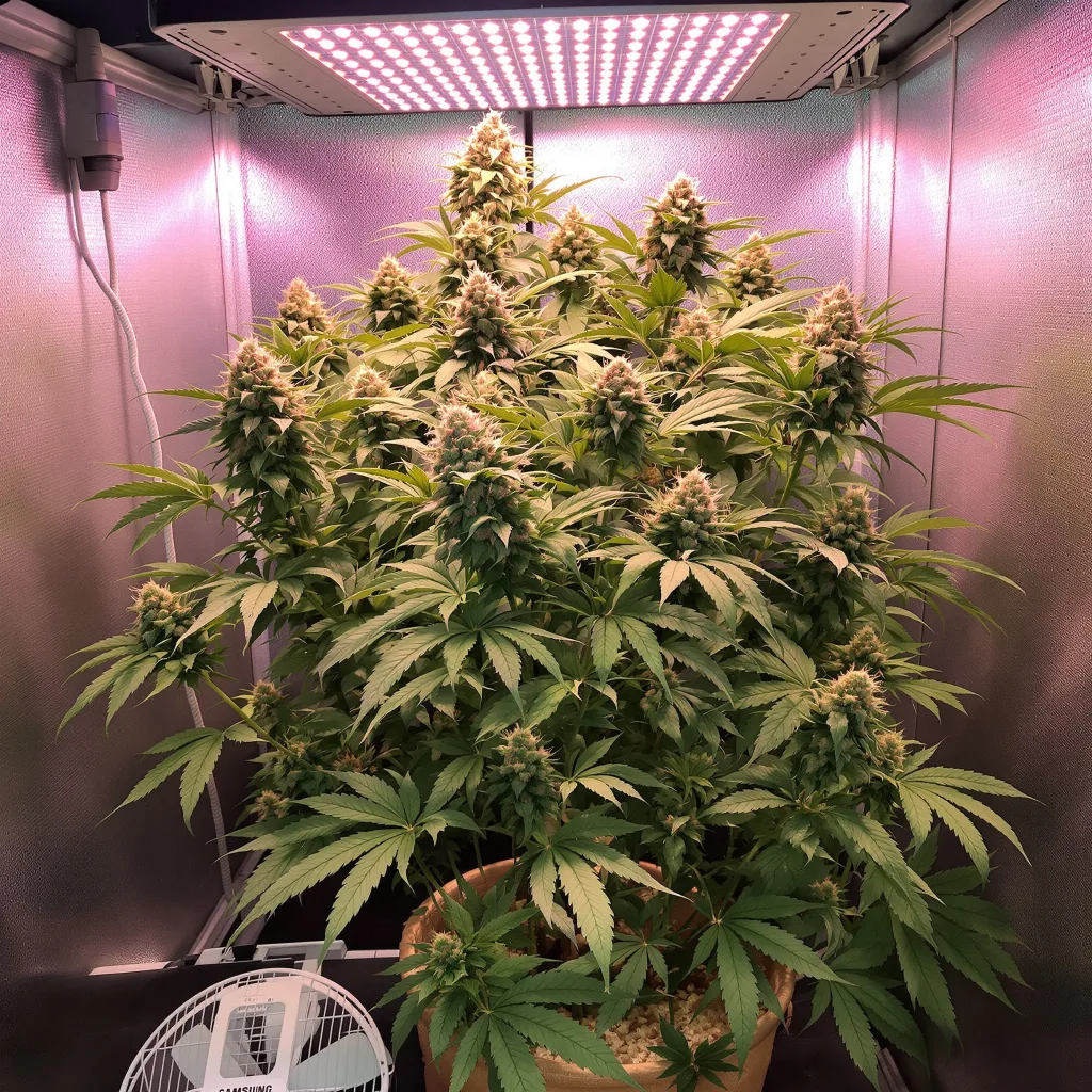 Ogre Berry cannabis plant in flowering stage — 160–200 cm feminised