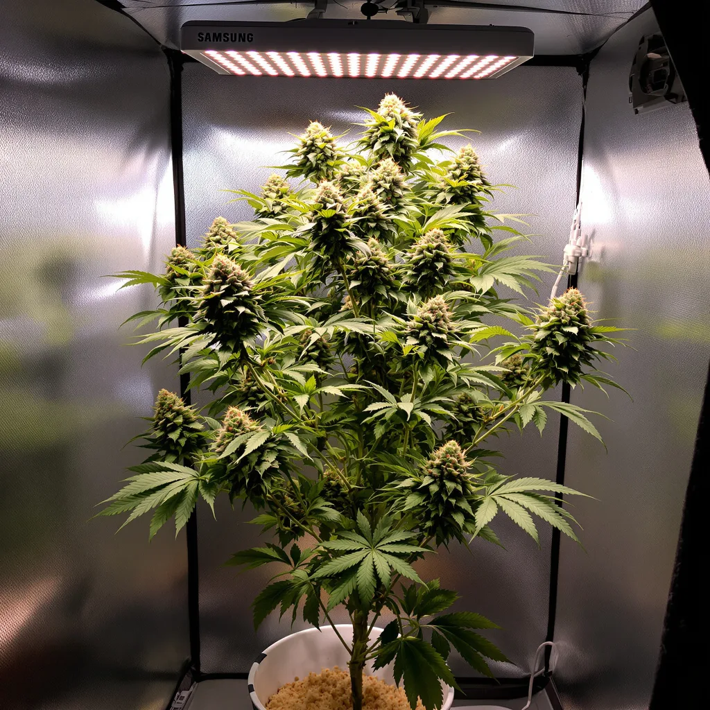 Orange Cream cannabis plant in flowering stage — Medium feminised
