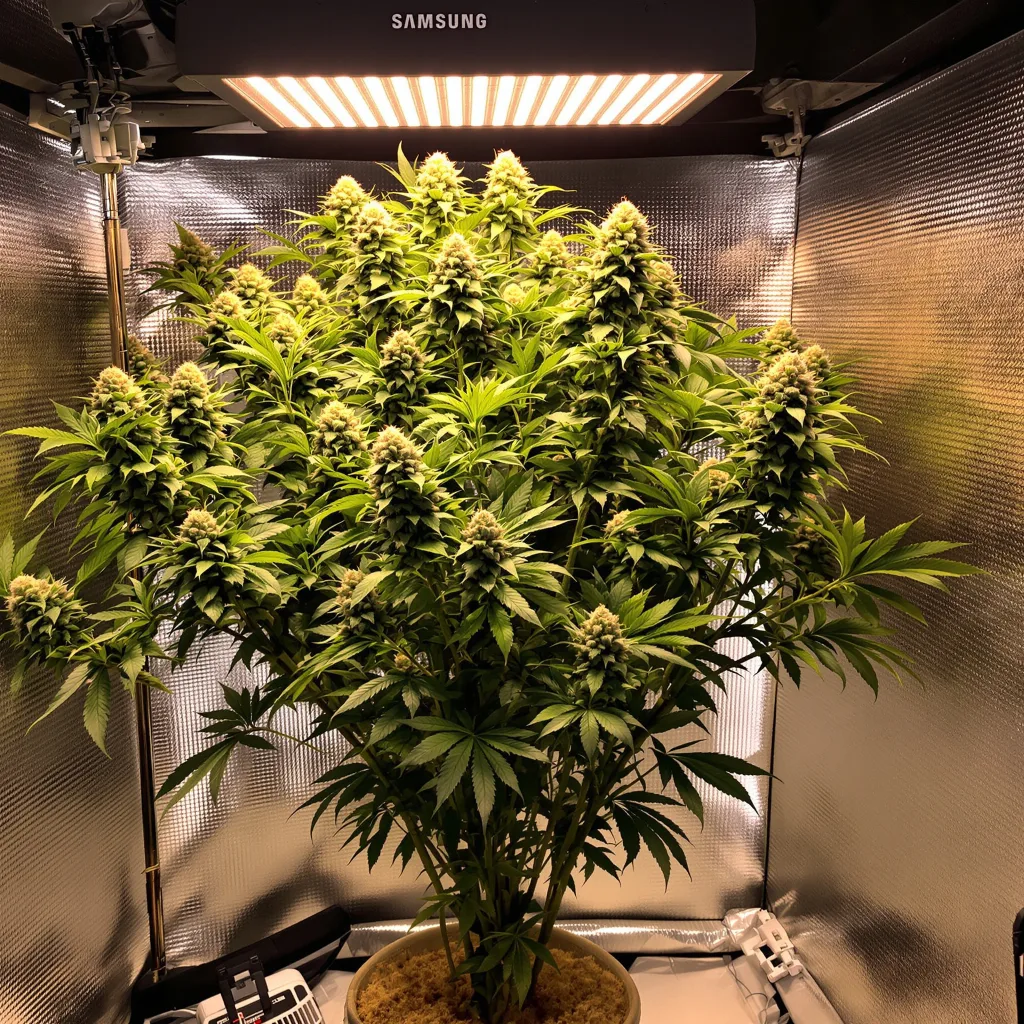 Orange Kush cannabis plant in flowering stage — Short feminised