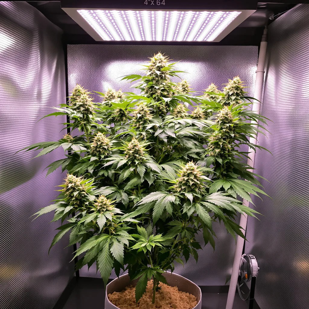Pakistan Valley Kush cannabis plant in flowering stage — Medium autoflower