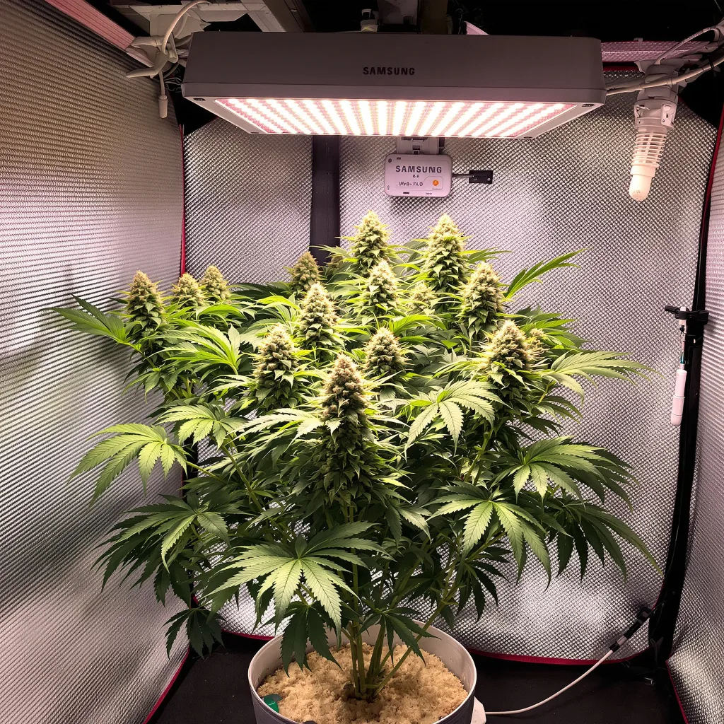 Pakistan Valley Kush cannabis plant in flowering stage — 160–200 cm feminised