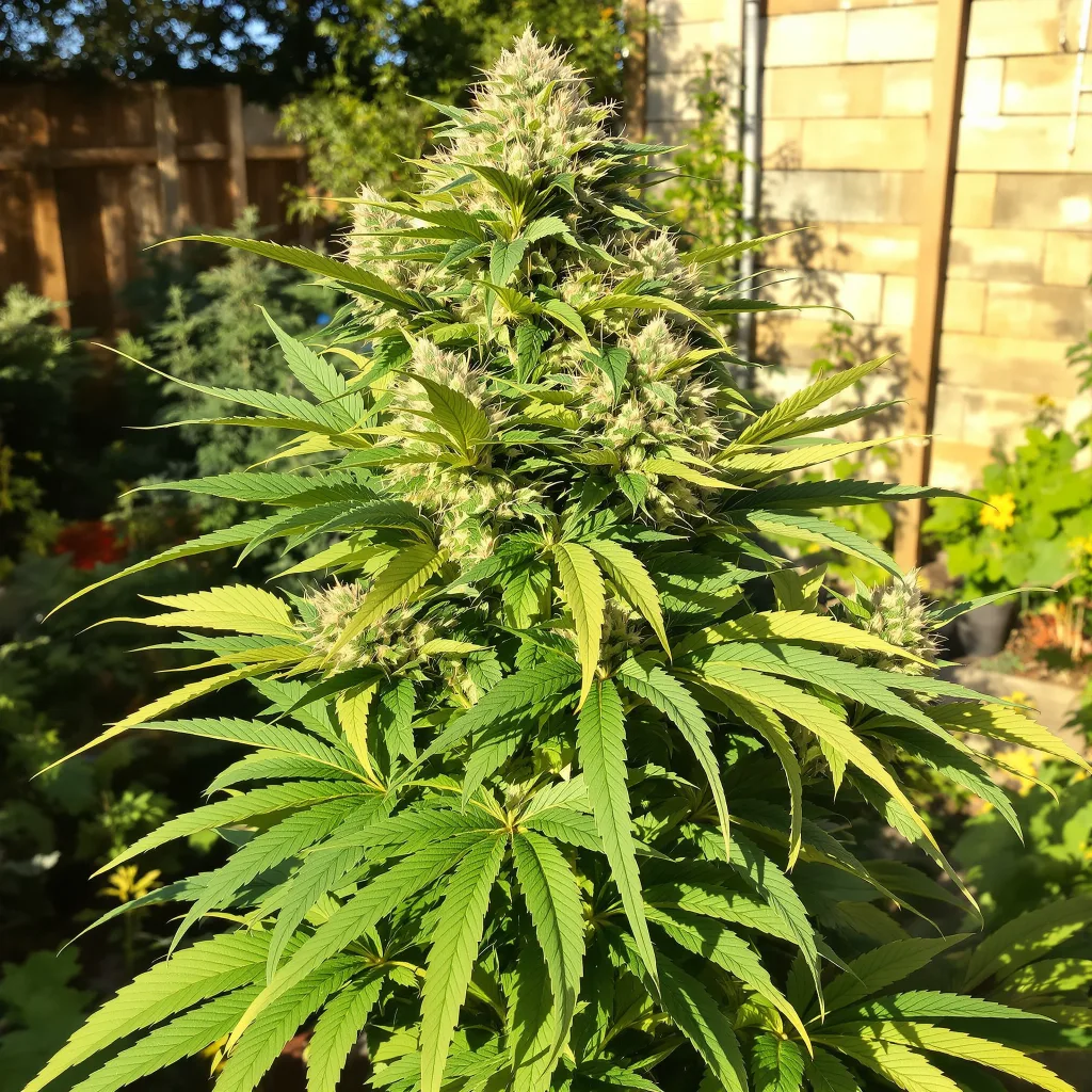 Petrolia Headstash 72% indica / 28% sativa flower with visible trichomes