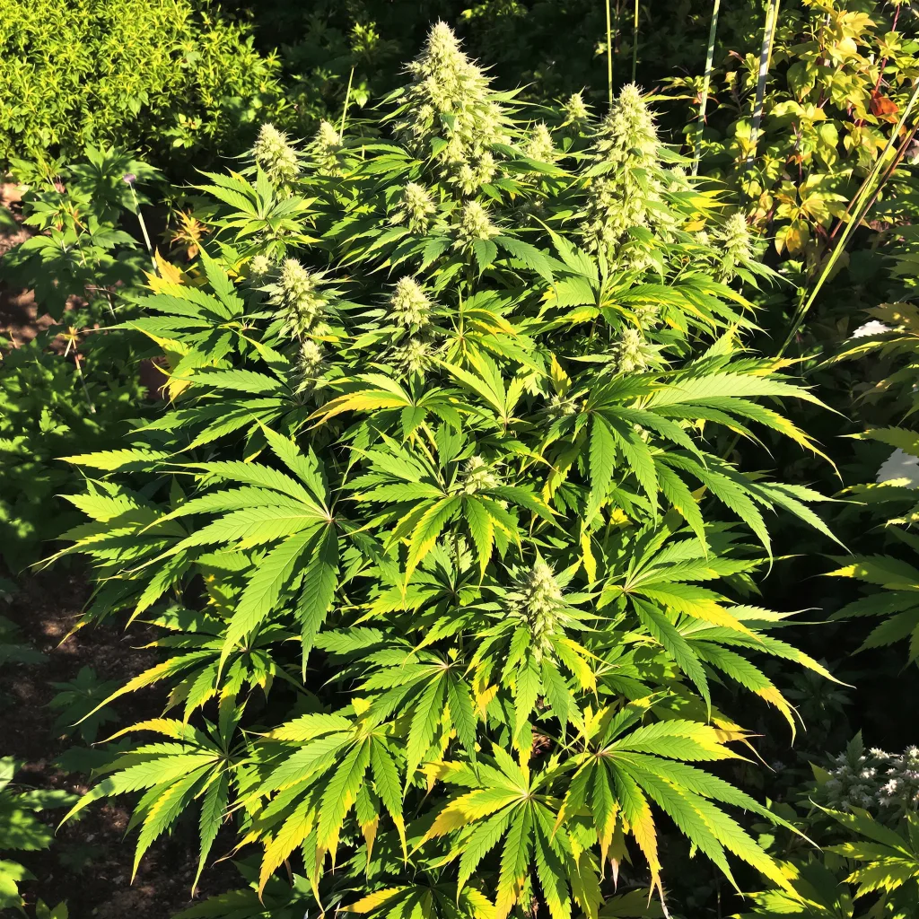 Peyote Cookies 70% indica / 30% sativa flower with visible trichomes
