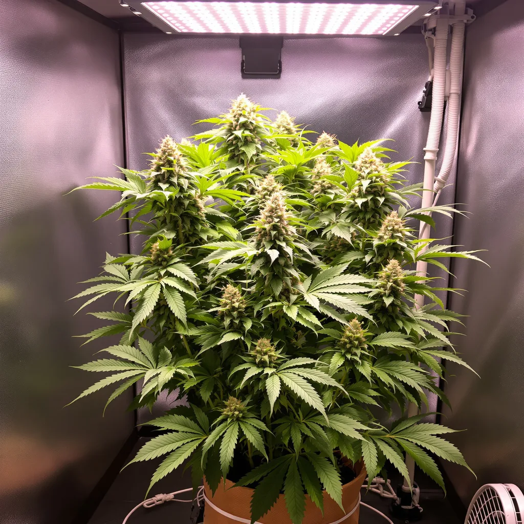 Pez cannabis plant in flowering stage — Medium feminised
