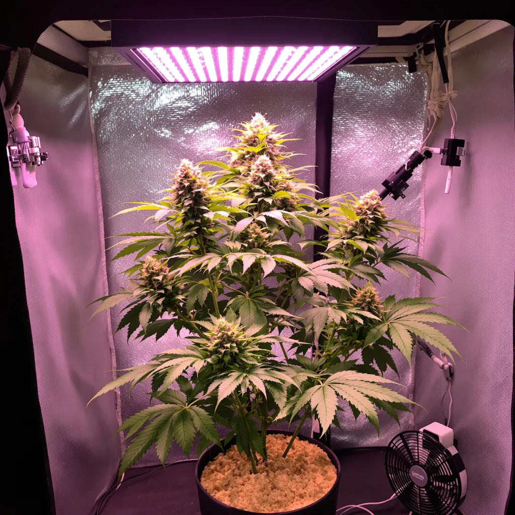 Pitbull Pit cannabis plant in flowering stage — 70–110 cm autoflower