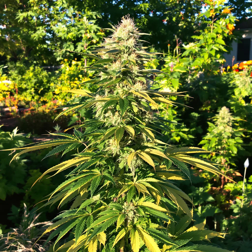 Purple Nepal Candy 39% indica / 61% sativa flower with visible trichomes