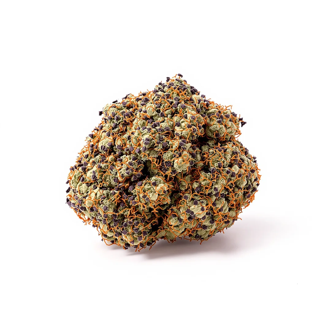 Querkle 80% indica / 50% sativa flower with visible trichomes
