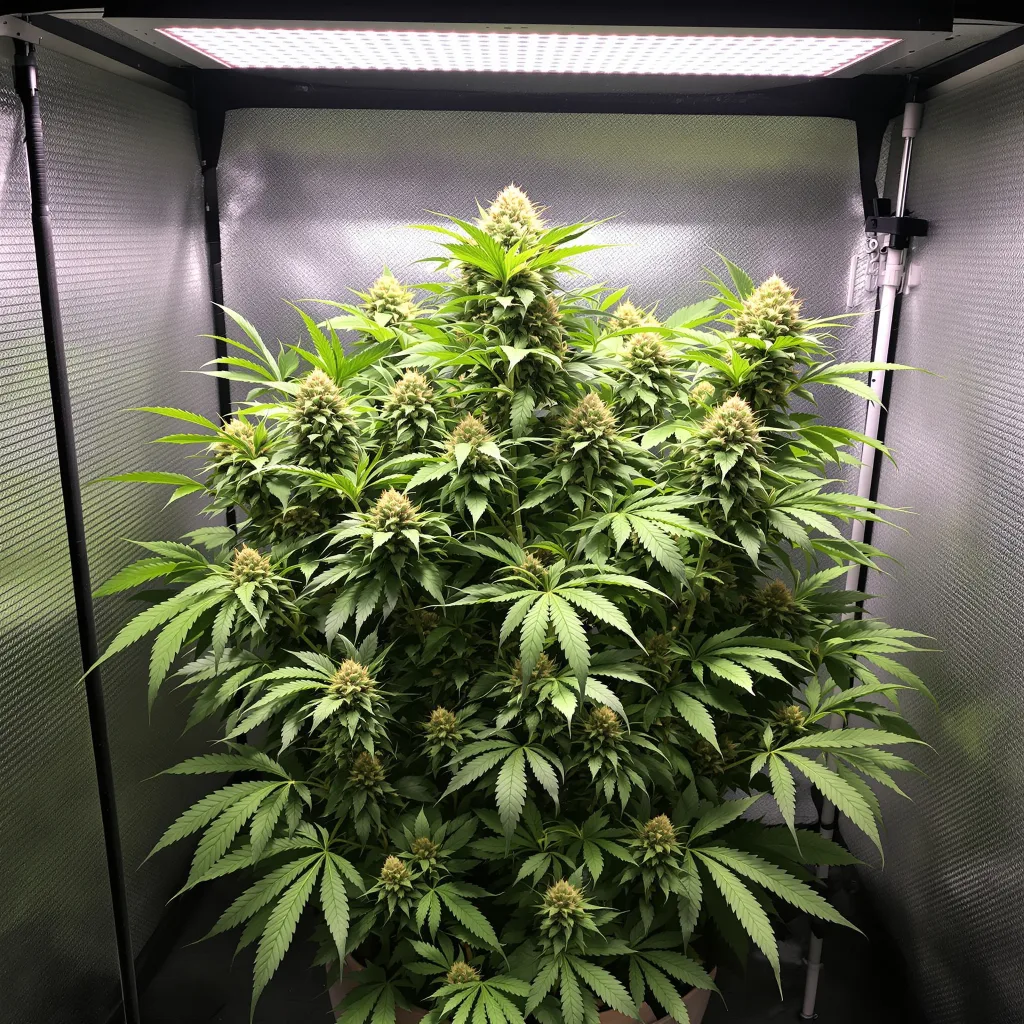 Red Eye OG cannabis plant in flowering stage — 90-120 cm. Medium feminised