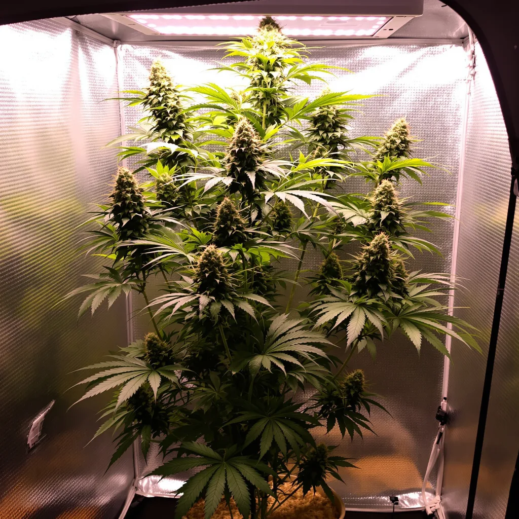 Red Headed Stranger cannabis plant in flowering stage — Short feminised