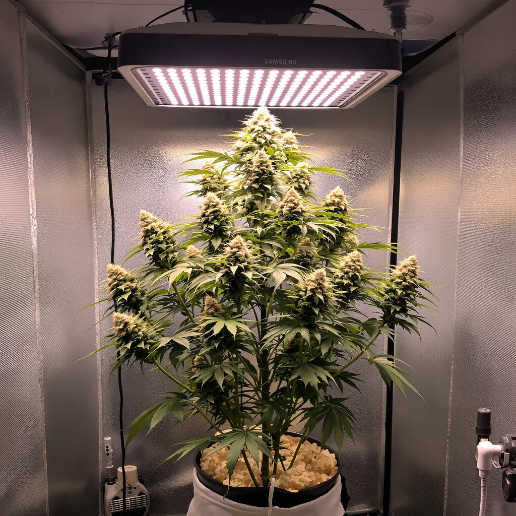 Red Widow cannabis plant in flowering stage — Medium (150-245 cm) feminised