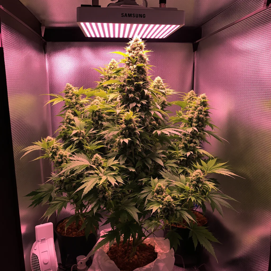 Ringos Gift CBD cannabis plant in flowering stage — Medium feminised
