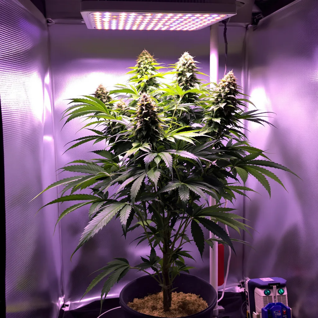 Royal Cheese cannabis plant in flowering stage — 60-100 cm feminised