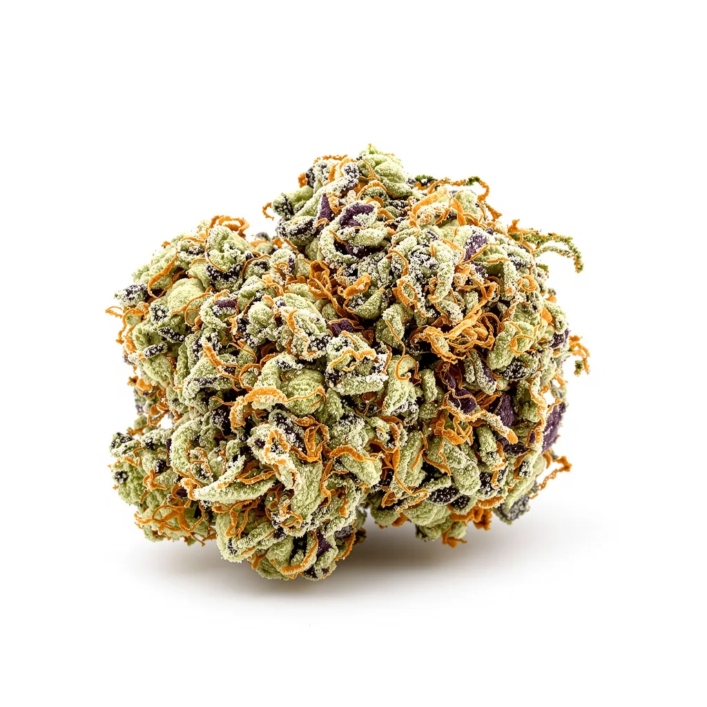 SAGE 50% indica / 50% sativa flower with visible trichomes