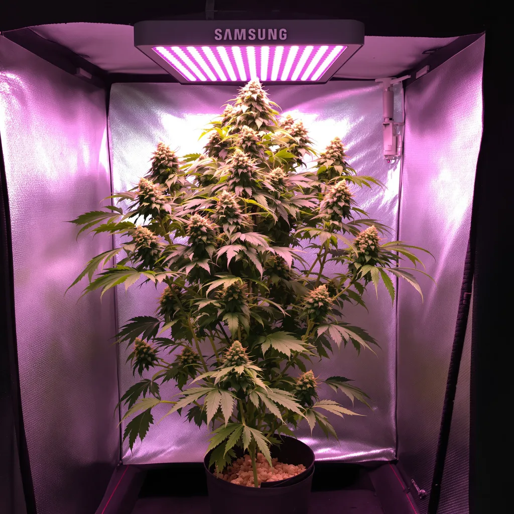 Sangria cannabis plant in flowering stage — Short feminised
