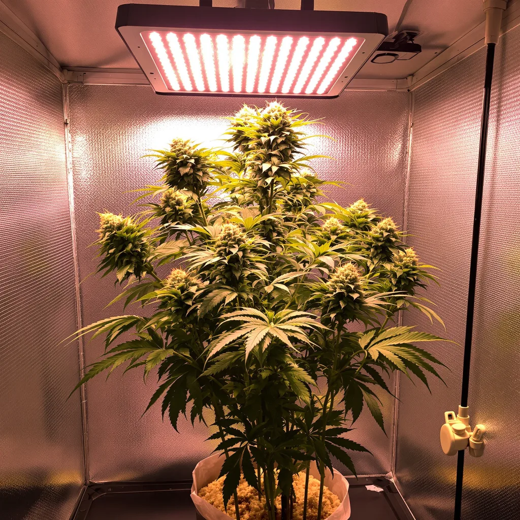 Sasquatch cannabis plant in flowering stage — Medium (150-245 cm) feminised