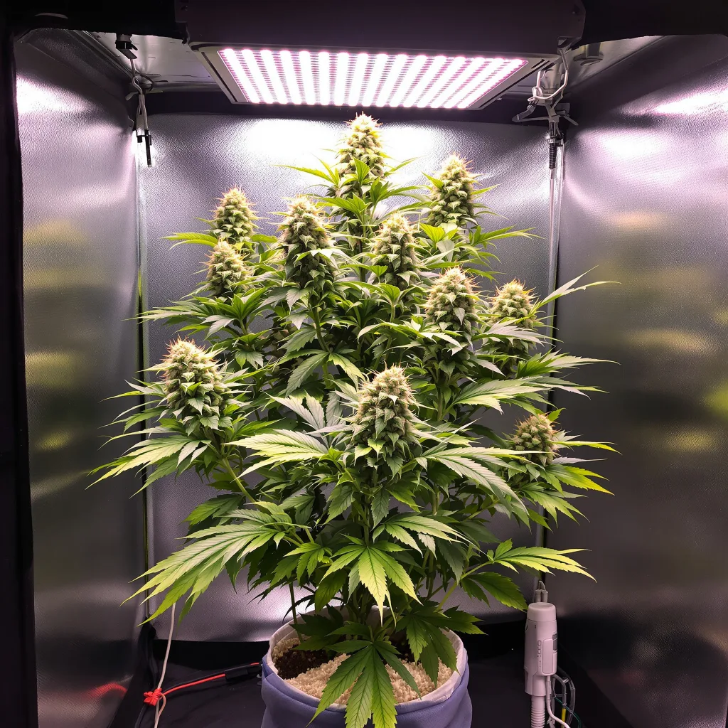 Shipwreck cannabis plant in flowering stage — Short feminised