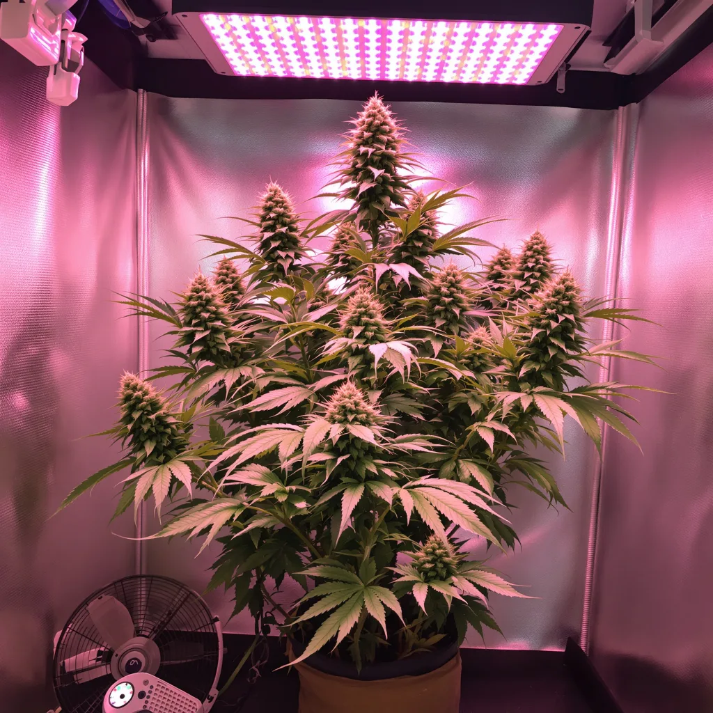 Snow Diesel cannabis plant in flowering stage — Short feminised