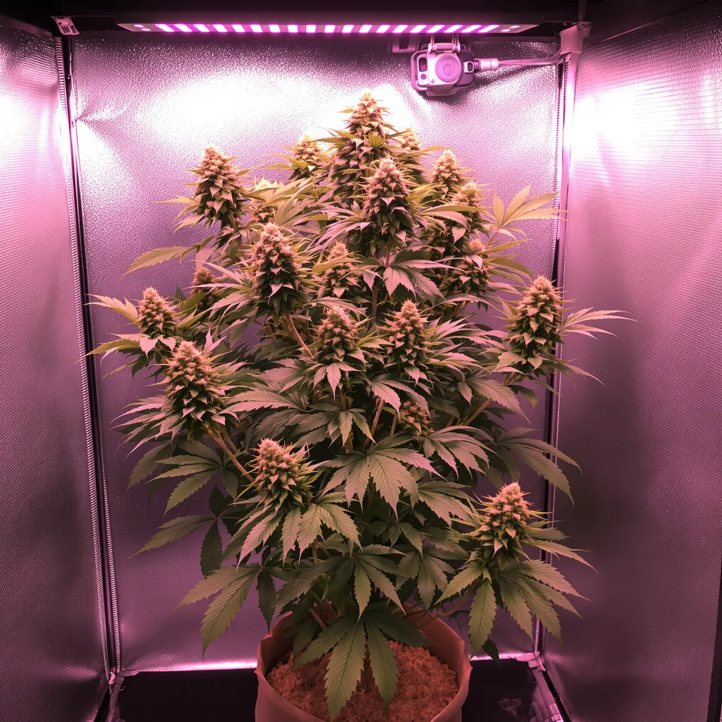 Soul Shine cannabis plant in flowering stage — Medium (150-245 cm) feminised