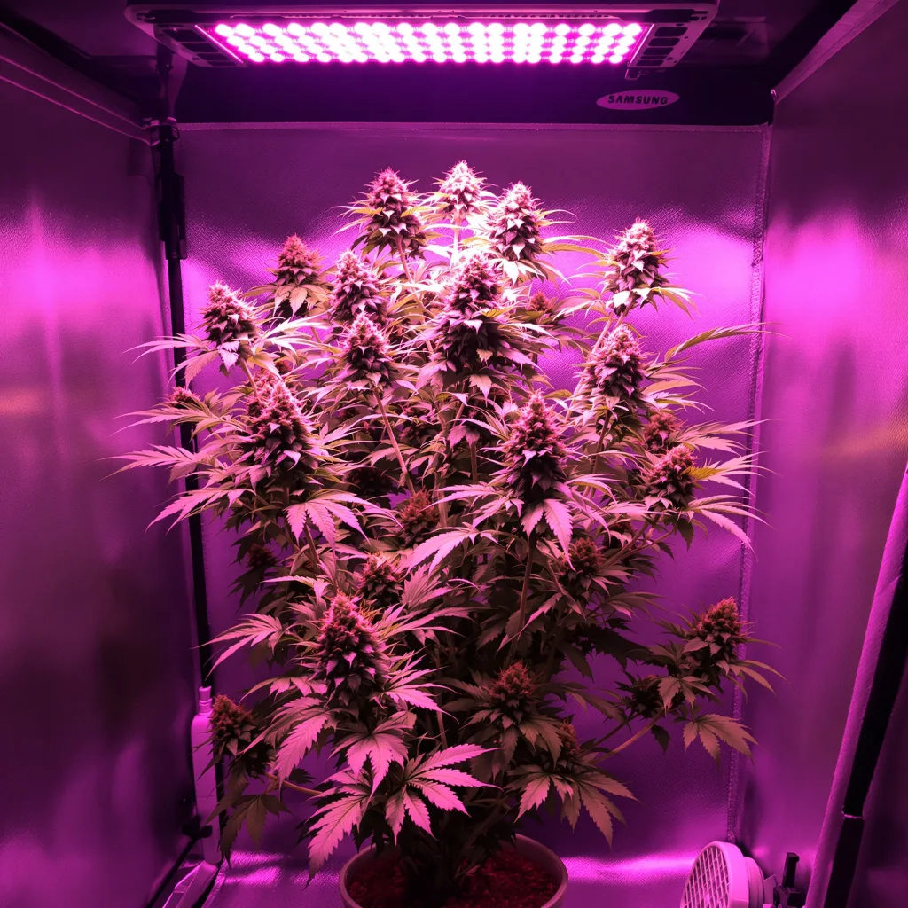 Sour Bubba cannabis plant in flowering stage — 120–160 cm feminised