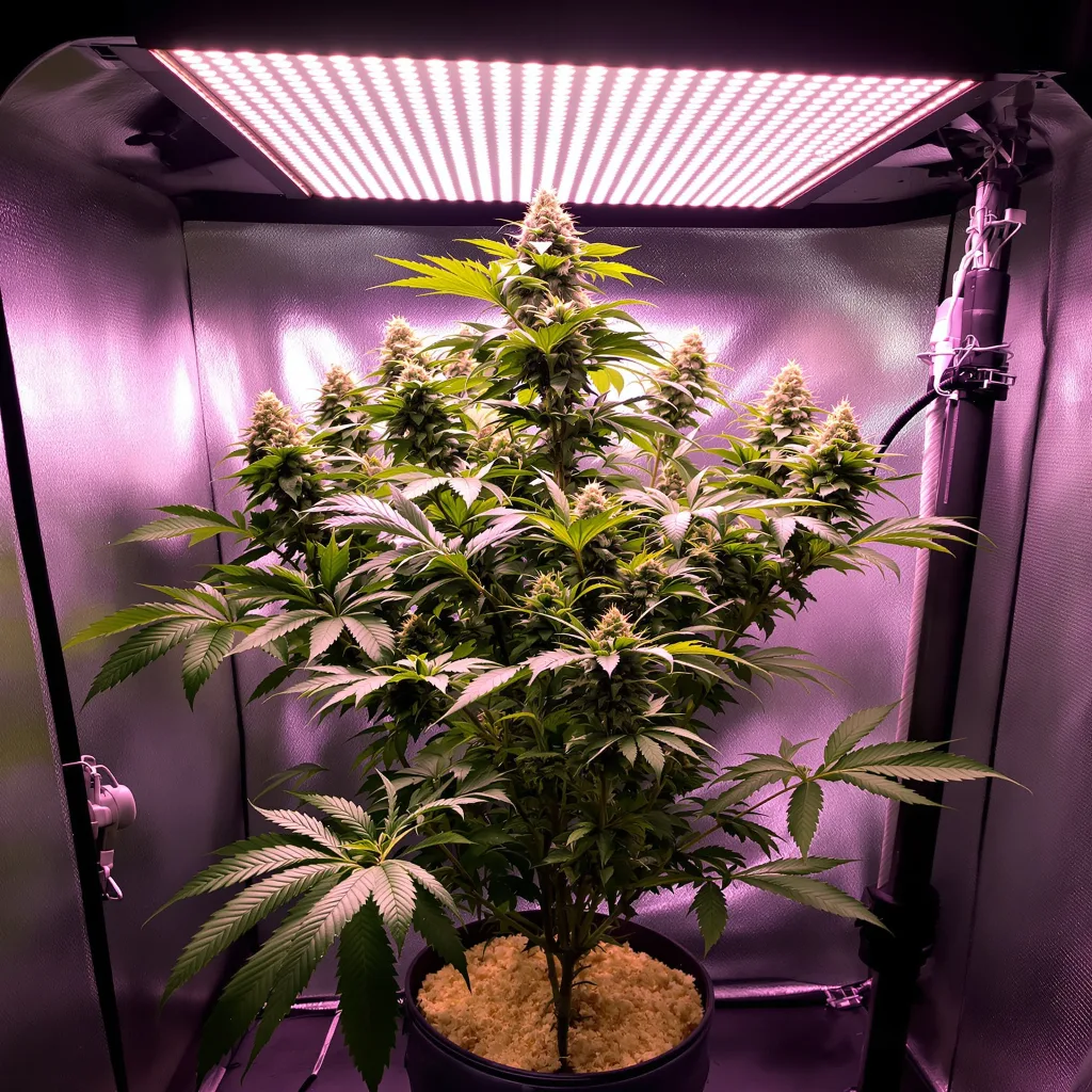 Sour Bubble cannabis plant in flowering stage — Medium (150-245 cm) feminised