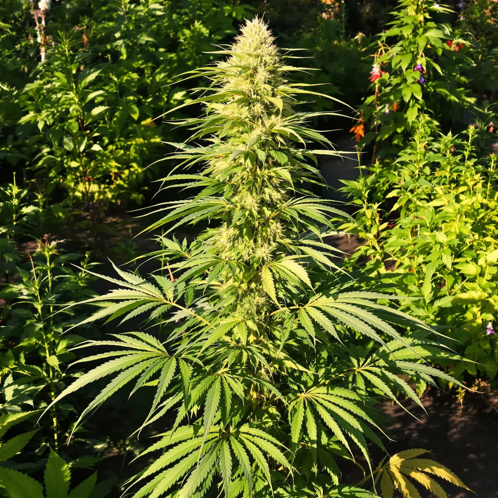 Sour Cookies 8% indica / 92% sativa flower with visible trichomes