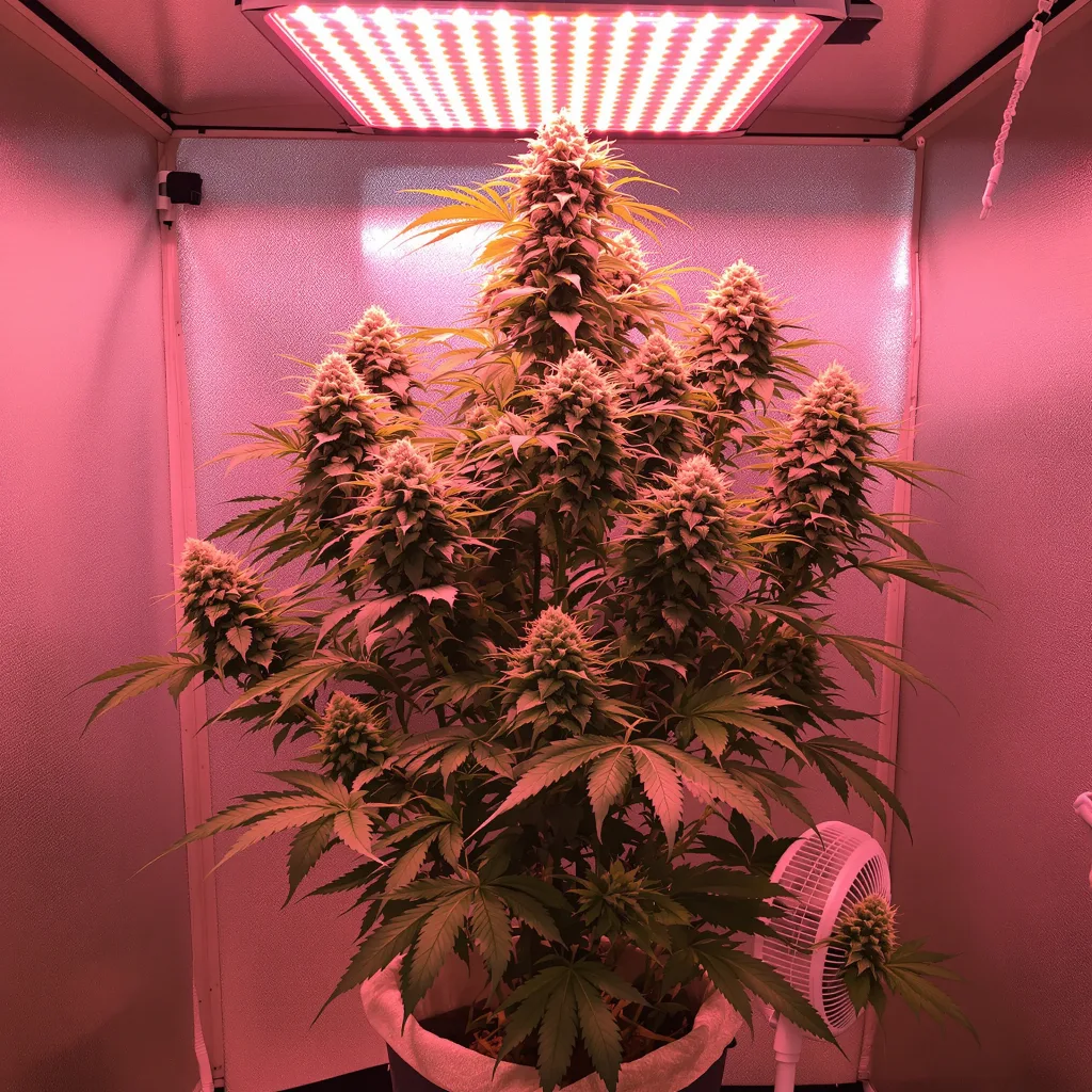 Sour OG cannabis plant in flowering stage — Medium (150-245 cm) feminised