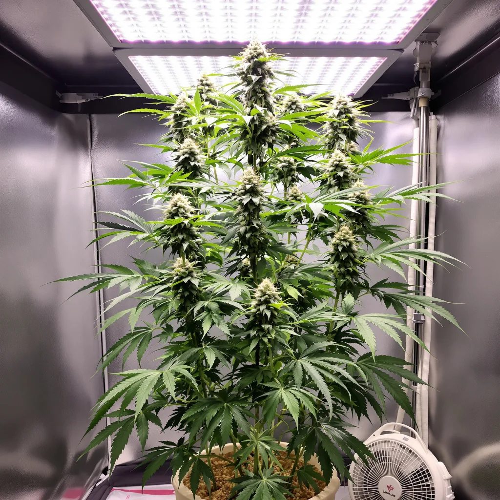 Sweet Diesel cannabis plant in flowering stage — Medium autoflower