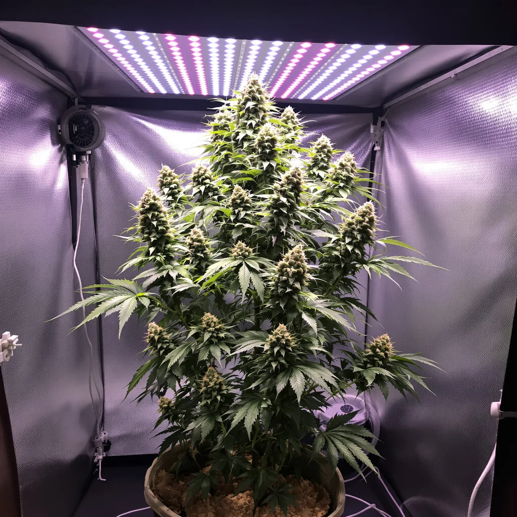 Sweet Nina cannabis plant in flowering stage — 100–180 cm feminised