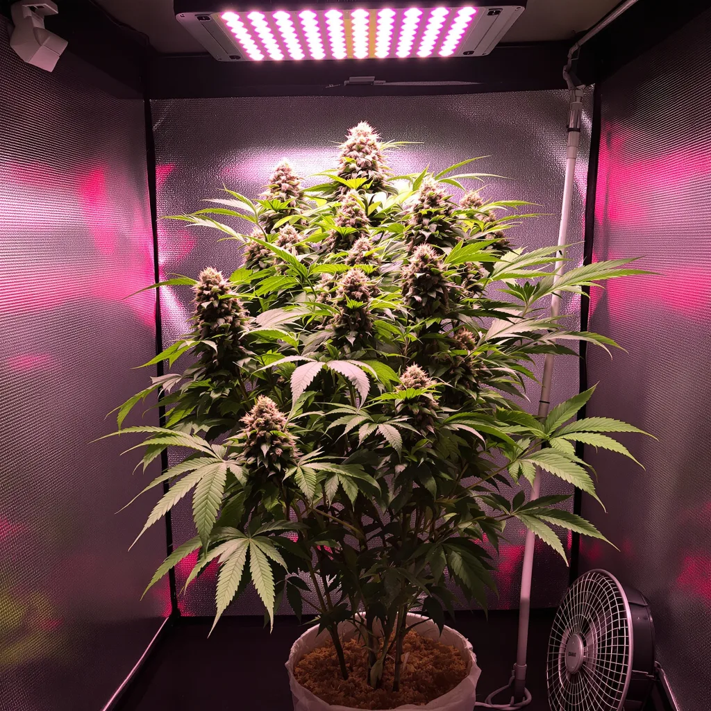 The White cannabis plant in flowering stage — Medium feminised