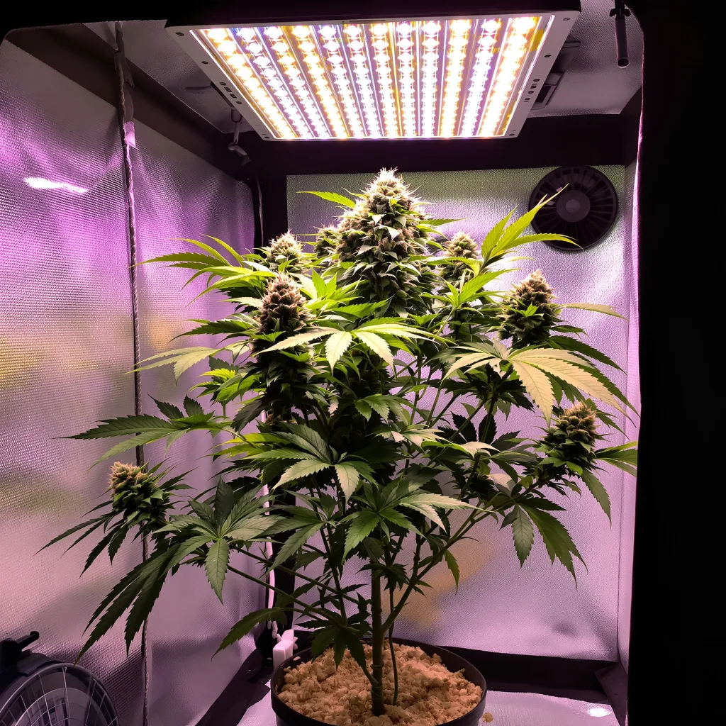 Training Day cannabis plant in flowering stage — Short feminised
