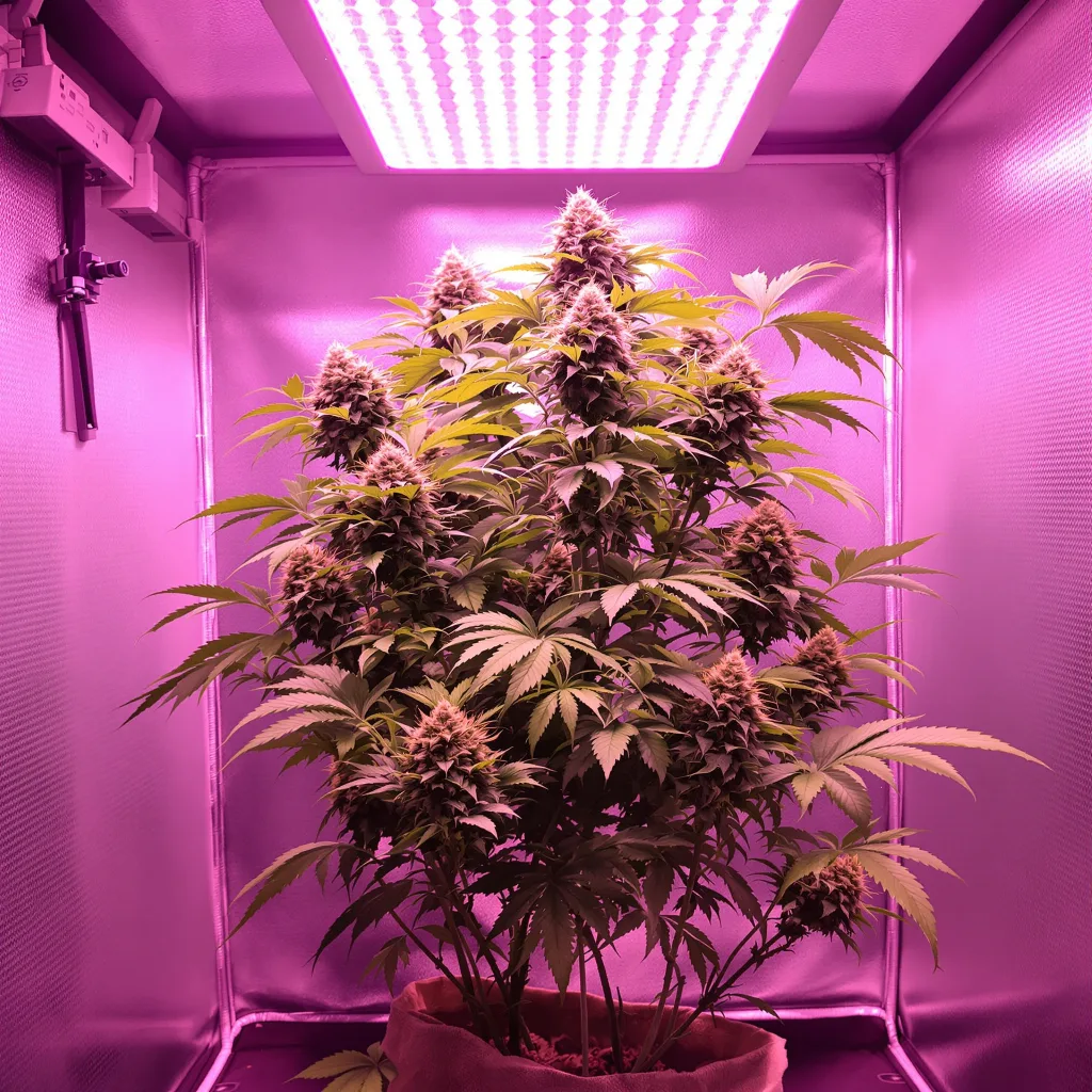 Tuna Kush cannabis plant in flowering stage — 90-120 cm. Medium autoflower