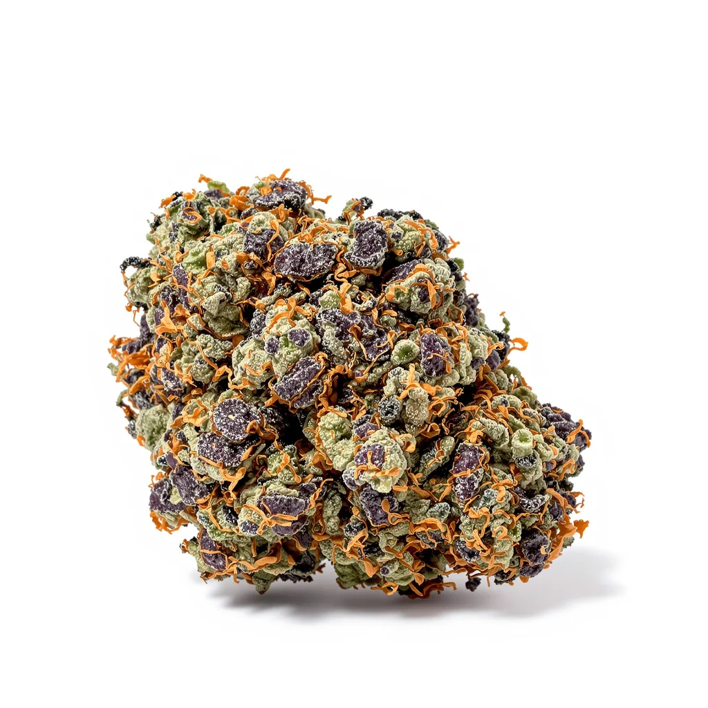 U2 Kush 88% indica / 12% sativa flower with visible trichomes