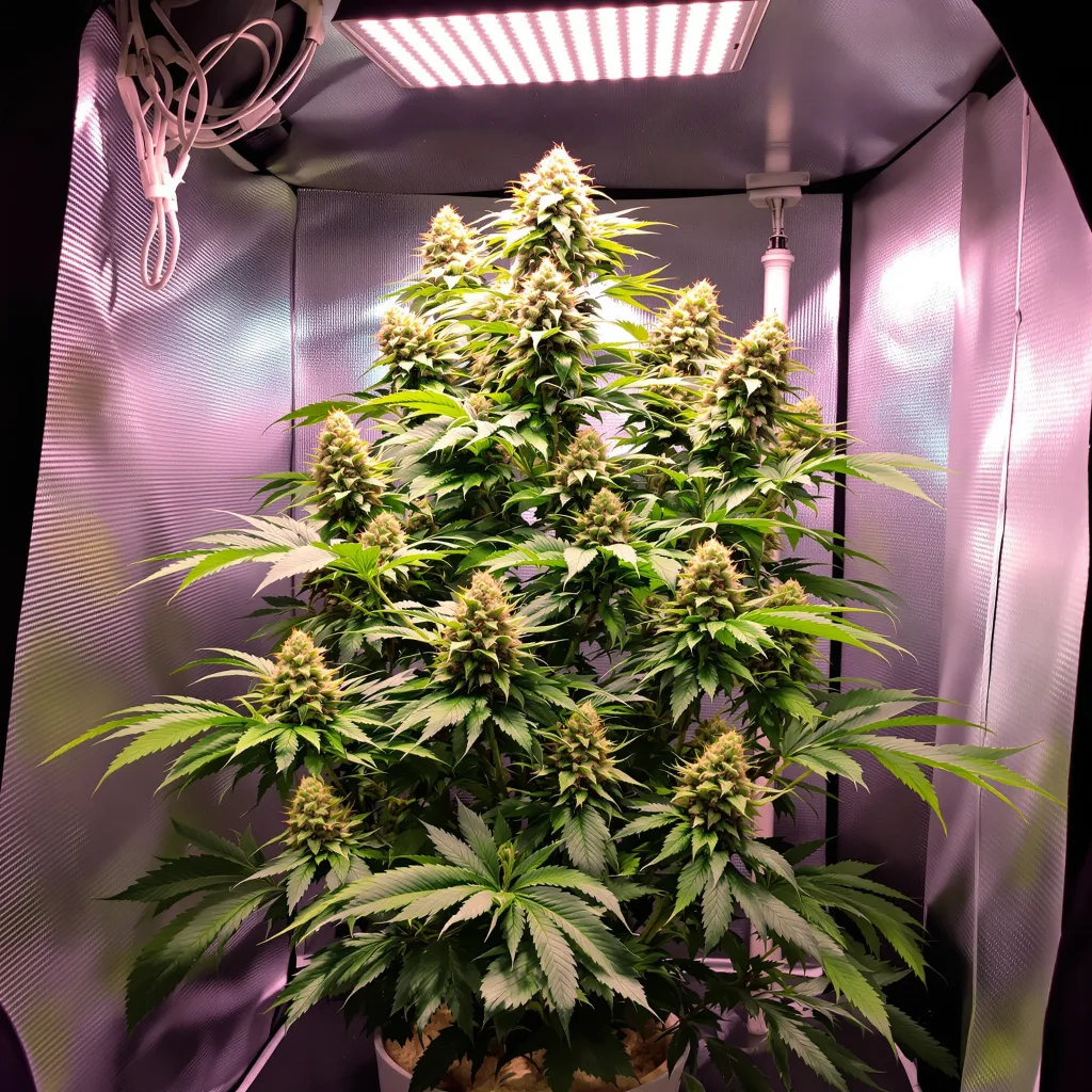 Valentine X CBD cannabis plant in flowering stage — Tall feminised